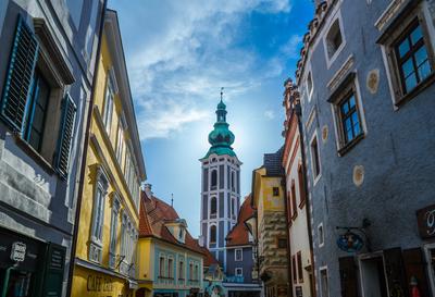 Cesky Krumlov, Southern Bohemia, Czech Republic-stock-photo