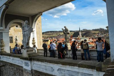 Cesky Krumlov, Southern Bohemia, Czech Republic-stock-photo