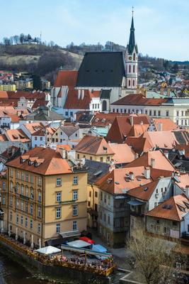 Cesky Krumlov, Southern Bohemia, Czech Republic-stock-photo