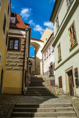 Cesky Krumlov, Southern Bohemia, Czech Republic-stock-photo