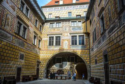 Cesky Krumlov, Southern Bohemia, Czech Republic-stock-photo