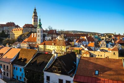 Cesky Krumlov, Southern Bohemia, Czech Republic-stock-photo