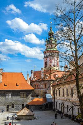 Cesky Krumlov, Southern Bohemia, Czech Republic-stock-photo