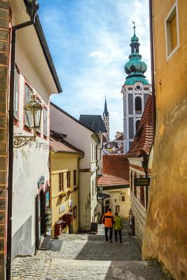 Cesky Krumlov, Southern Bohemia, Czech Republic-stock-photo