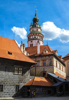 Cesky Krumlov, Southern Bohemia, Czech Republic-stock-photo