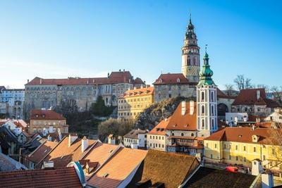 Cesky Krumlov, Southern Bohemia, Czech Republic-stock-photo