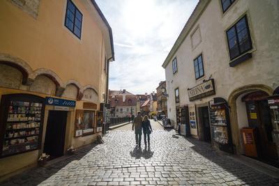 Cesky Krumlov, Southern Bohemia, Czech Republic-stock-foto