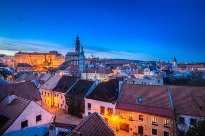 Cesky Krumlov, Southern Bohemia, Czech Republic-stock-foto
