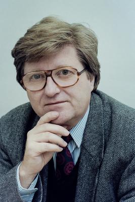 Budapest, 1997.Nagy Gáspár (Bérbaltavár, 1949. május 4. – Budapest, 2007. január 3.) Kossuth- és József Attila-díjas magyar költő, prózaíró, szerkesztő.-stock-foto