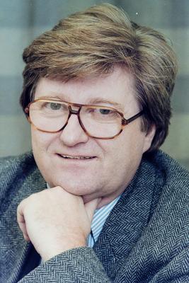 Budapest, 1997.Nagy Gáspár (Bérbaltavár, 1949. május 4. – Budapest, 2007. január 3.) Kossuth- és József Attila-díjas magyar költő, prózaíró, szerkesztő.-stock-foto