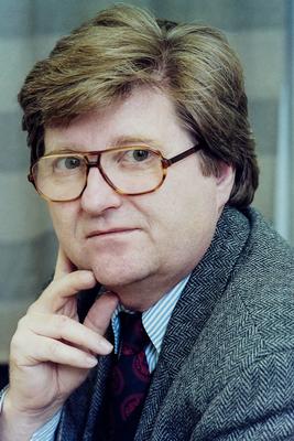 Budapest, 1997.Nagy Gáspár (Bérbaltavár, 1949. május 4. – Budapest, 2007. január 3.) Kossuth- és József Attila-díjas magyar költő, prózaíró, szerkesztő.-stock-foto