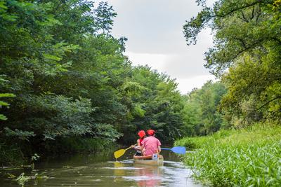 Vizitúrázók az Öreg-Túron-stock-foto