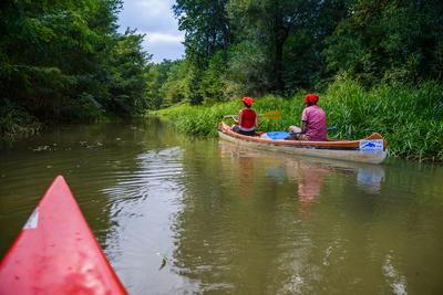 Vizitúrázók az Öreg-Túron-stock-foto