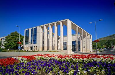 Budaörs, a Városháza-stock-foto