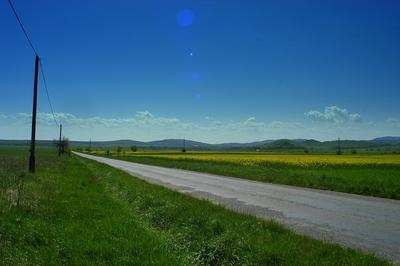 Út a Káli medencében-stock-foto