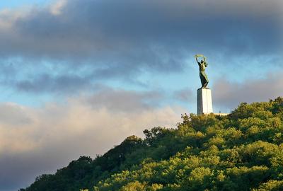 Gellért hegy, Budapest-stock-foto