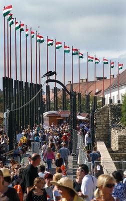 Budapest, 2008-08-16 Mesterségek Ünnepe a Budai Várban-stock-foto