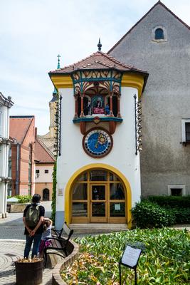 Székesfehérvár, Kovács Jenő Óramúzeum és Órajáték-stock-foto
