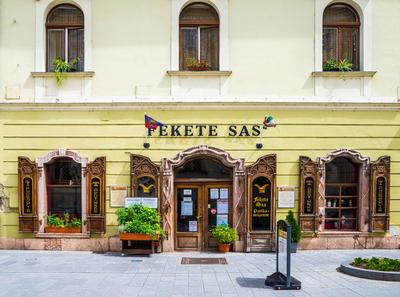 Székesfehérvár, Fekete Sas patika-stock-foto