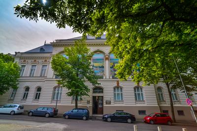 Pécs, Csontváry Múzeum-stock-foto