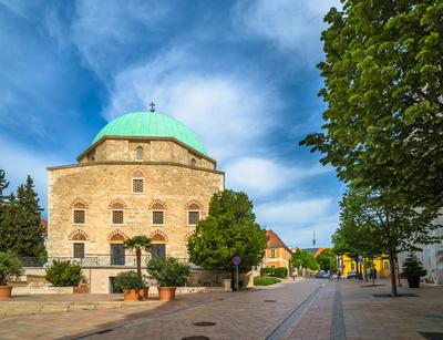 Pécs, Gázi Kászim pasa dzsámija-stock-foto