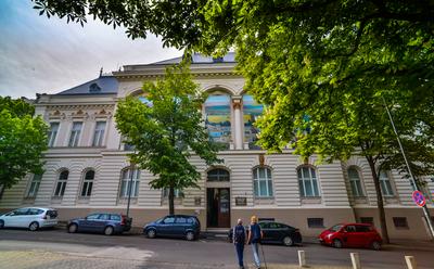 Pécs, Csontváry Múzeum-stock-foto