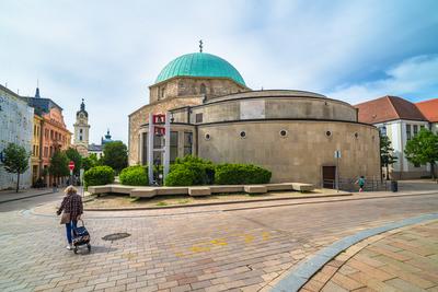Pécs, Gázi Kászim pasa dzsámija-stock-foto