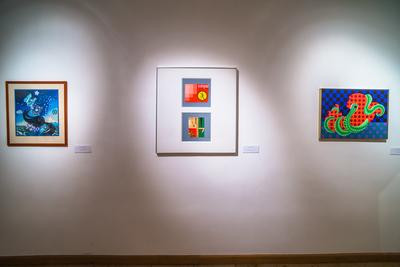 Pécs, Vasarely Múzeum-stock-foto