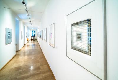 Pécs, Vasarely Múzeum-stock-foto