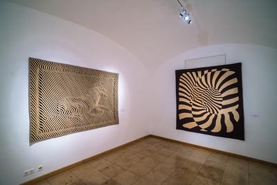 Pécs, Vasarely Múzeum-stock-foto