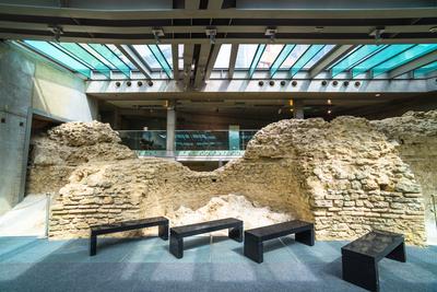 Pécs, Cella Septichora Látogatóközpont-stock-foto