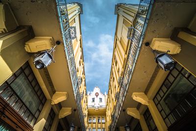 Pécs, Palatinus Hotel-stock-foto