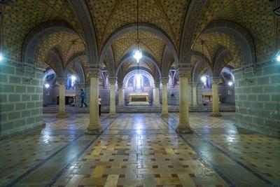 Pécs,  a Szent Péter- és Szent Pál-székesegyház altemploma-stock-foto