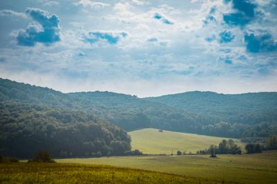 A Vértes-hegység-stock-foto