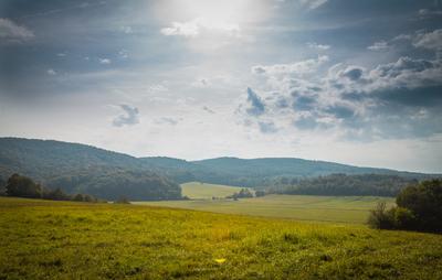 A Vértes-hegység-stock-foto