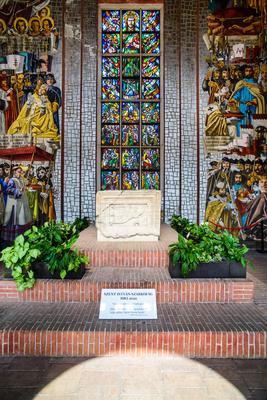 Székesfehérvár, Középkori Romkert-stock-foto