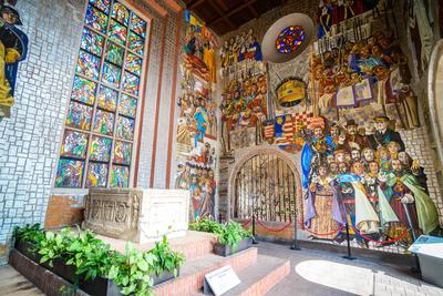 Székesfehérvár, Középkori Romkert-stock-foto