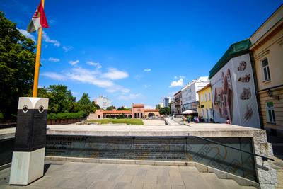 Székesfehérvár, Középkori Romkert-stock-foto