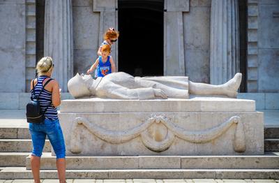 Székesfehérvár, Hősök tere-stock-foto