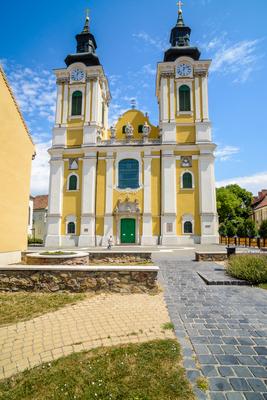 Székesfehérvár, Szent István-székesegyház-stock-foto