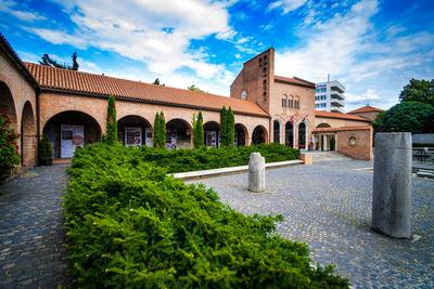 Székesfehérvár, Középkori Romkert-stock-foto