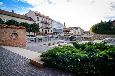 Székesfehérvár, Középkori Romkert-stock-foto