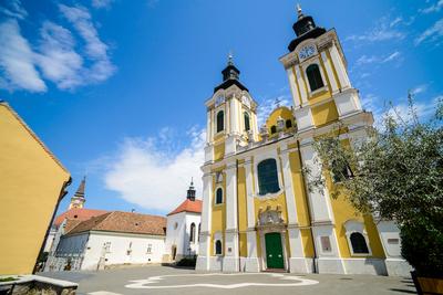 Székesfehérvár, Szent István-székesegyház-stock-foto