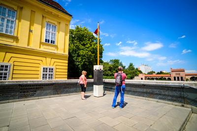 Székesfehérvár, Középkori Romkert-stock-foto