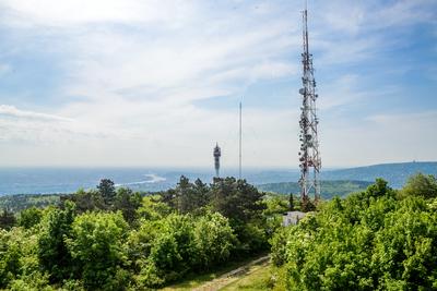 Guckler Károly-kilátó, Hármashatár-hegy-stock-foto