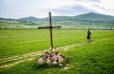 Budapest, Hármashatárhegyi repülőtér-stock-foto