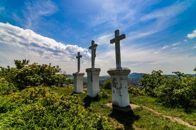 Kálvária-hegy, Pesthidegkút-stock-foto