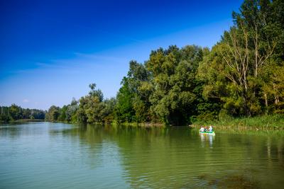 Szigetköz-stock-foto