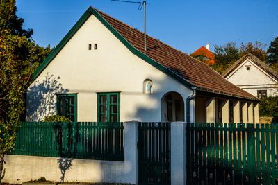 Sukoró, parasztházak-stock-foto