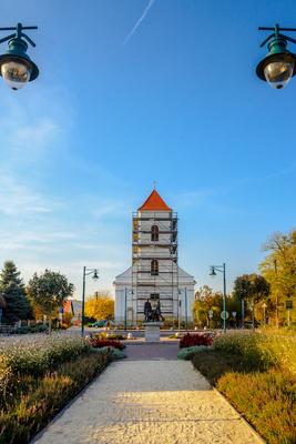 Református templom, Sukoró-stock-foto
